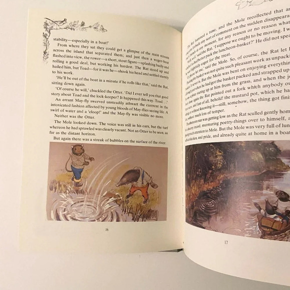 Vintage 1983 Tales From The Wind In The Willow The River Bank Kenneth Grahame - Picture 11 of 13
